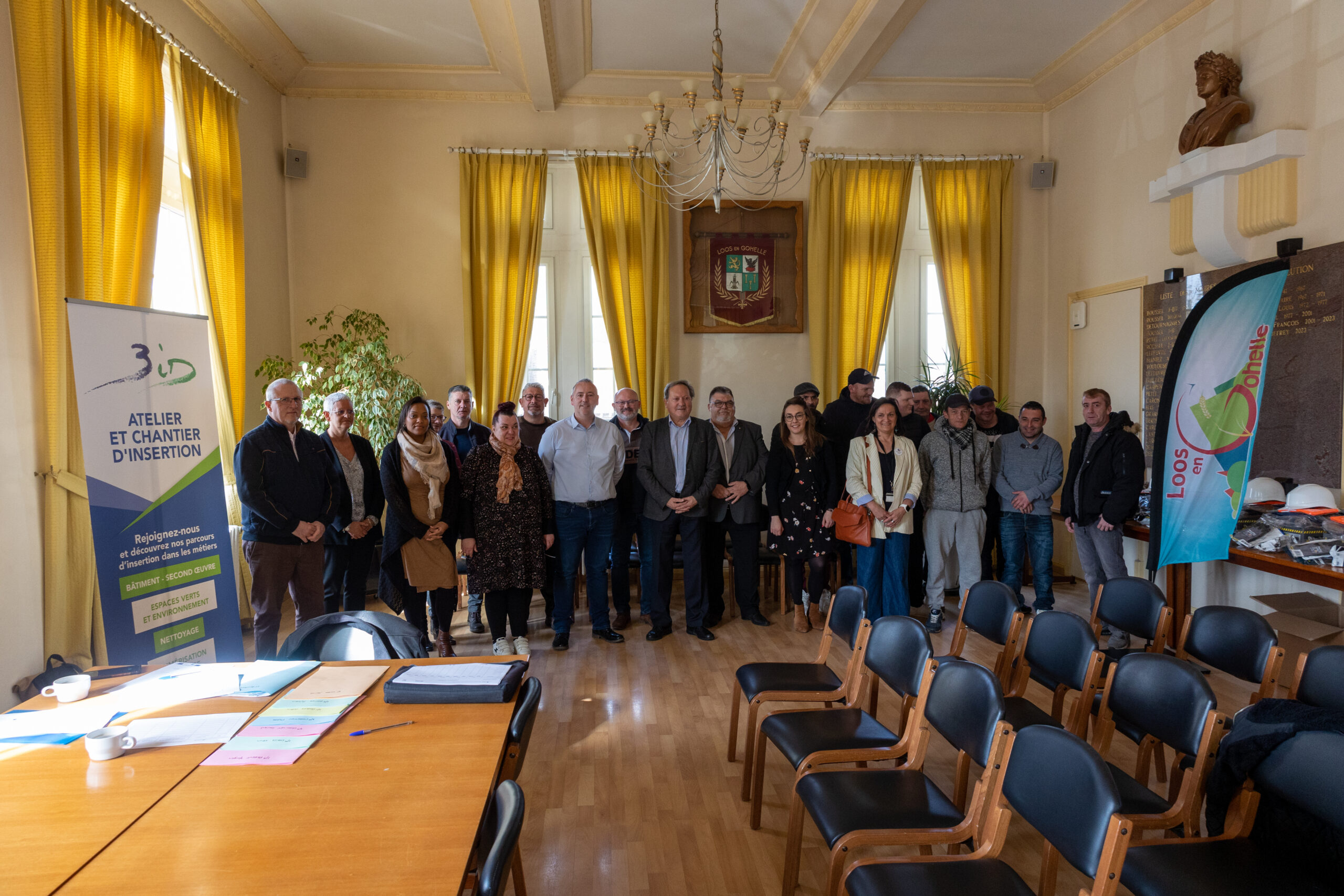 Signatures de contrats de chantier école