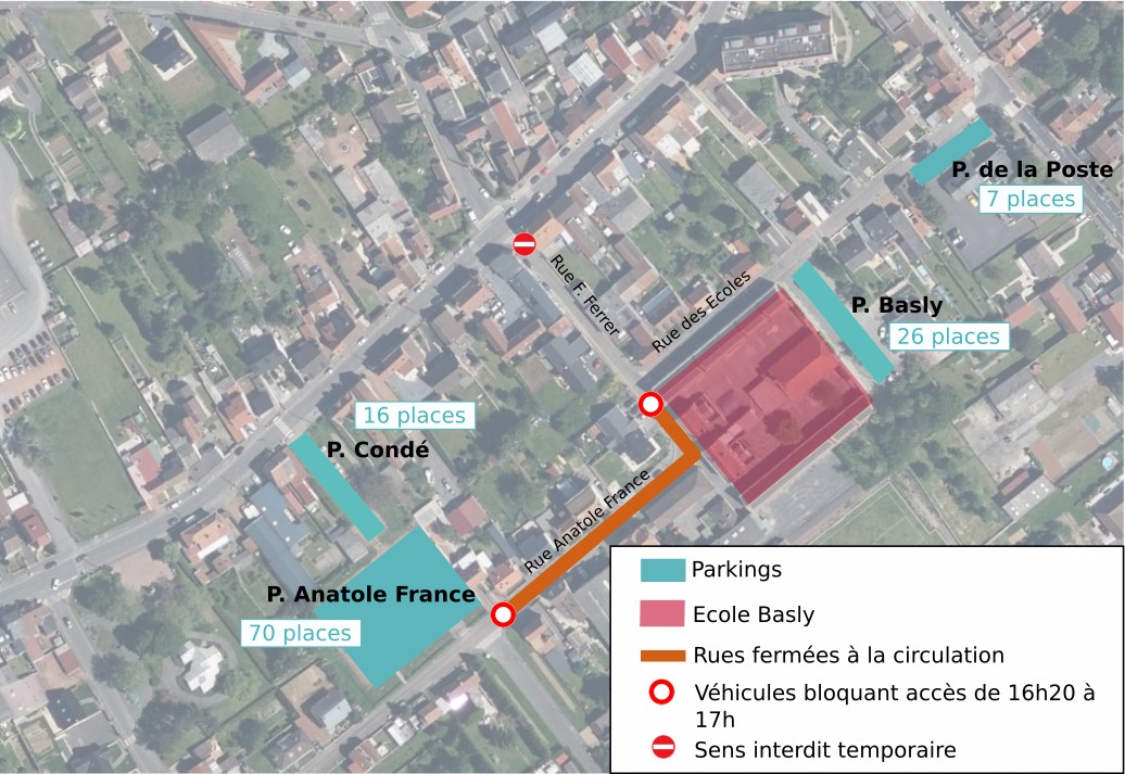 Flash info, Rue aux enfants École Basly
