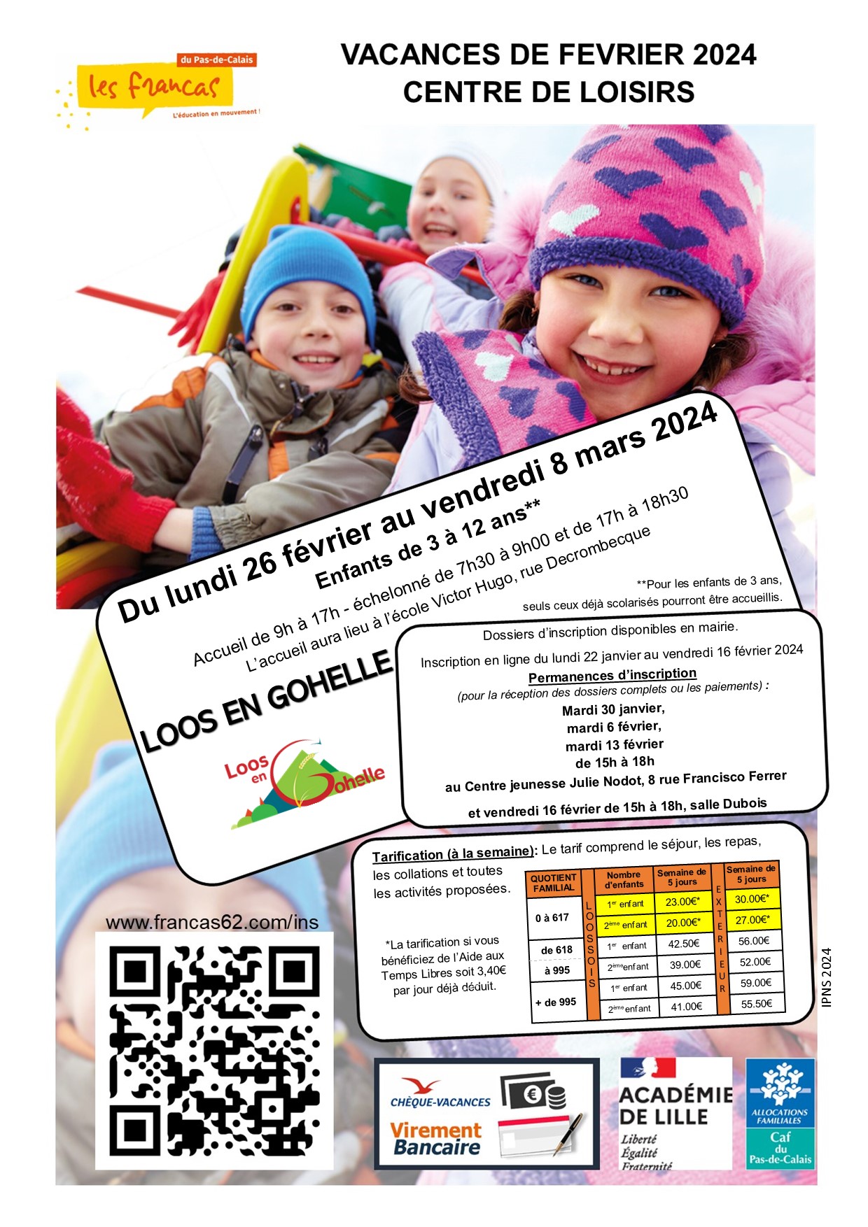 ACCUEIL DE LOISIRS 3-12 ANS