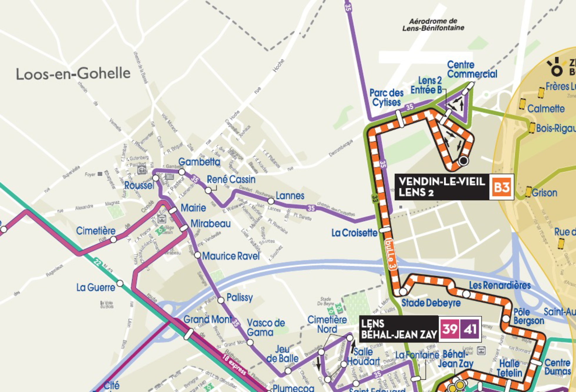 Modification du tracé de la ligne 35