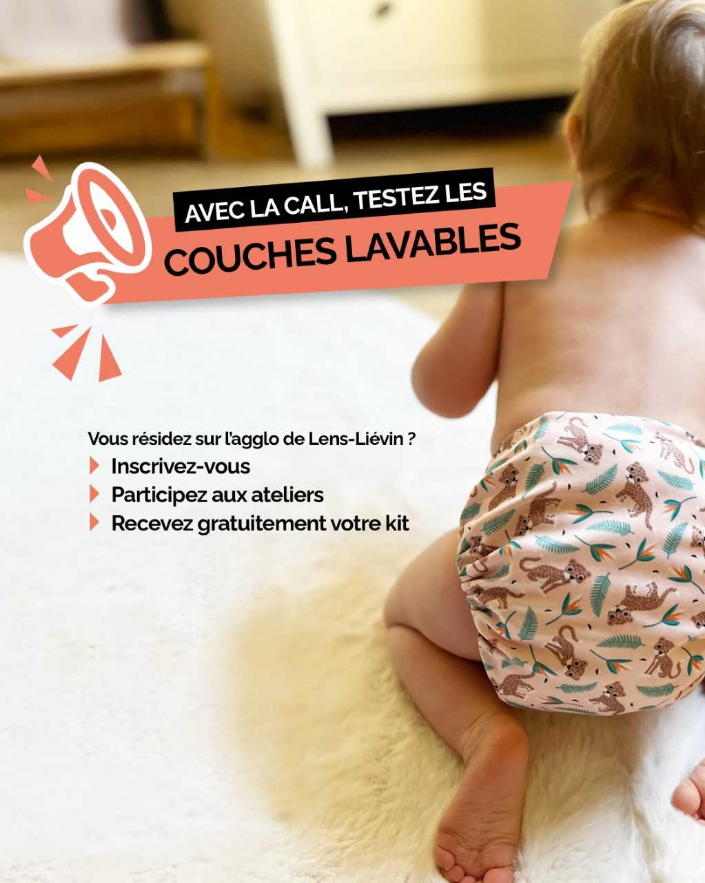 Testez les couches lavables !