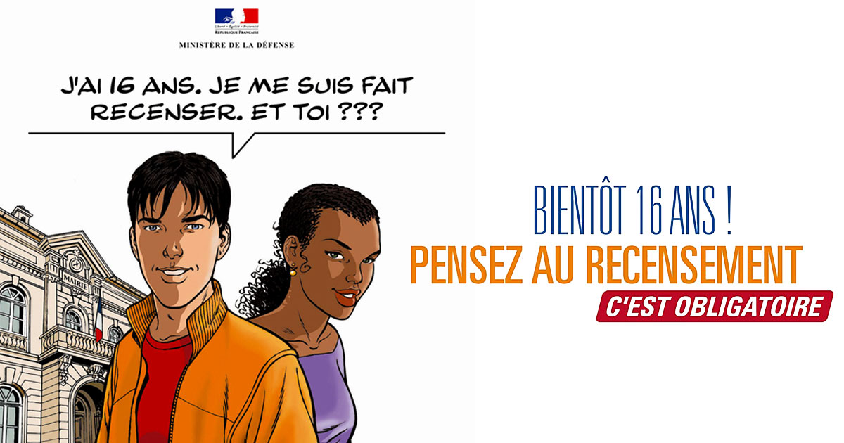 Recensement citoyen : une démarche obligatoire à 16 ans