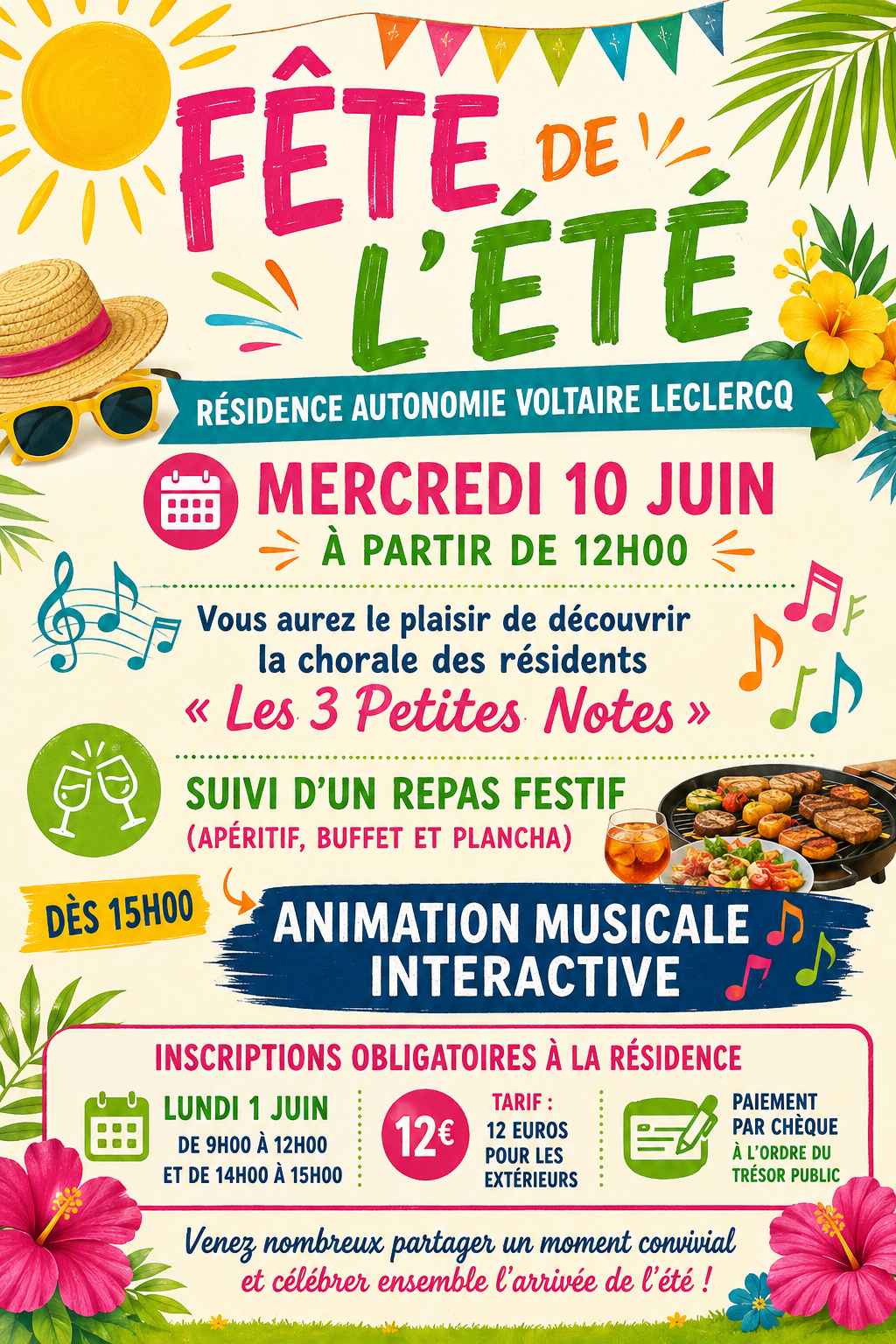 FETE DE L’ETE A LA RESIDENCE AUTONOMIE