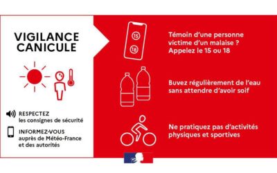 Vigilance canicule : adoptons les bons réflexes